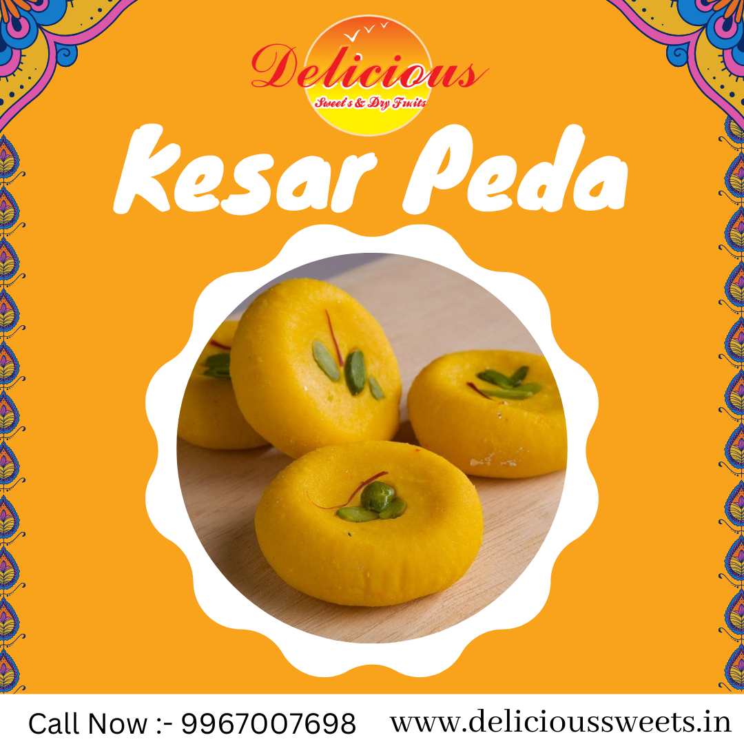 Indulge in the Richness of Kesar Peda!