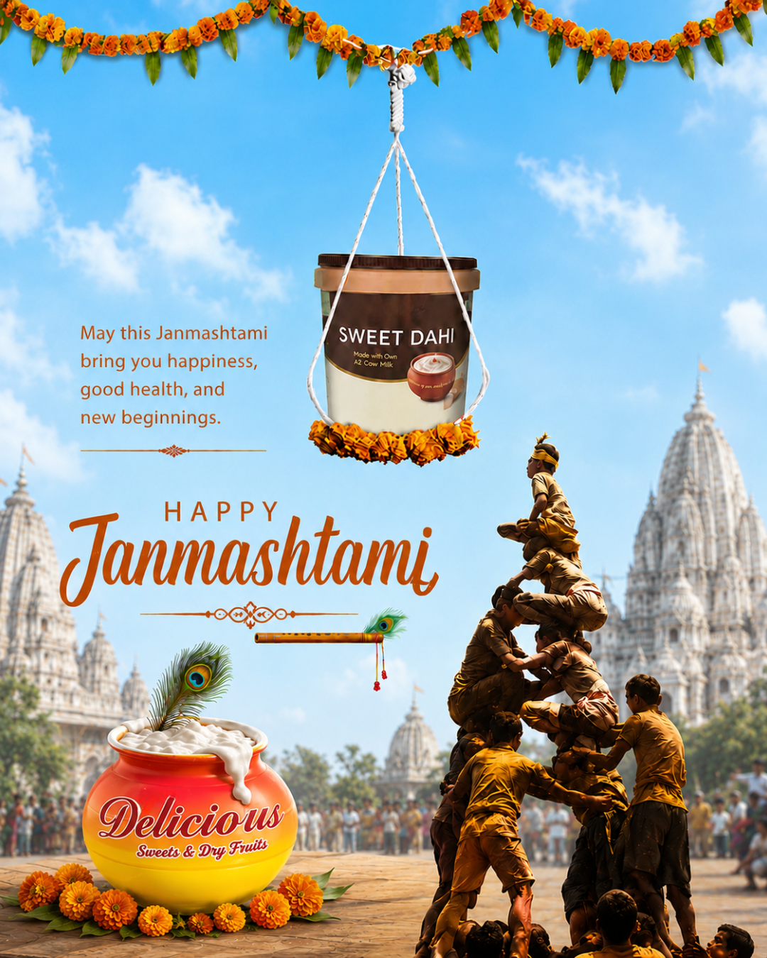 Happy Janmashtami! 💙✨