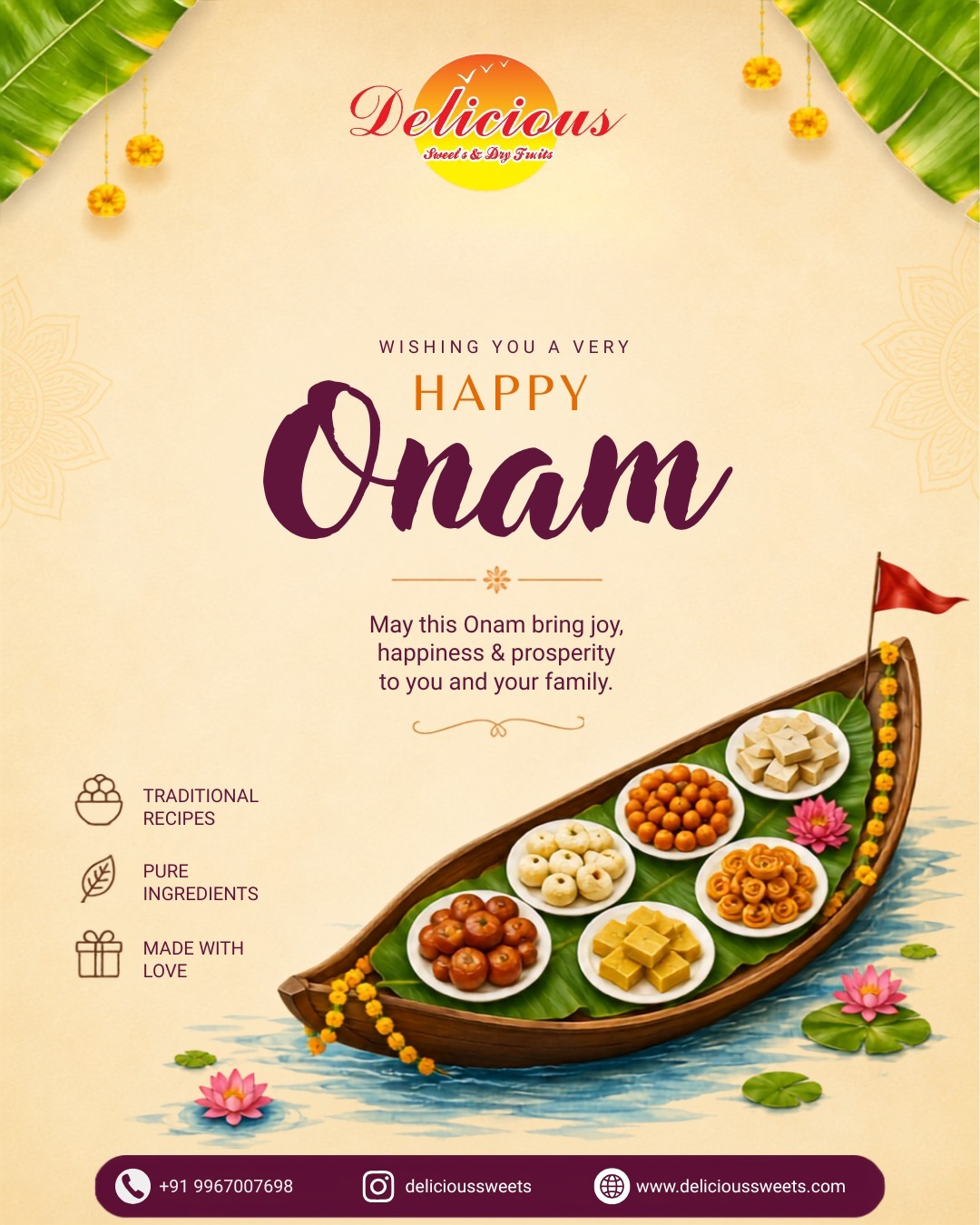  Happy Onam! 