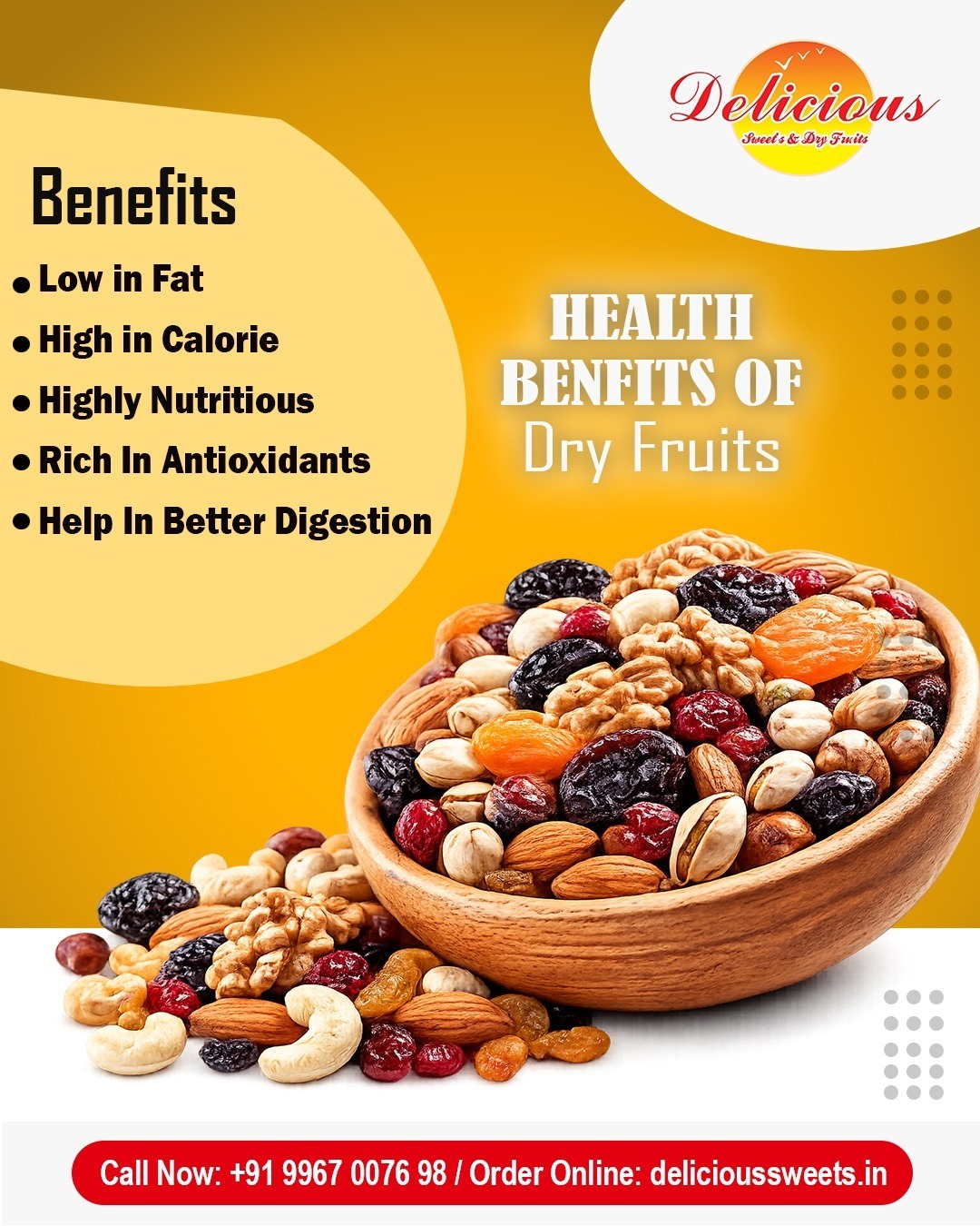 🥜 Power up your day with the natural goodness of premium dry fruits!
