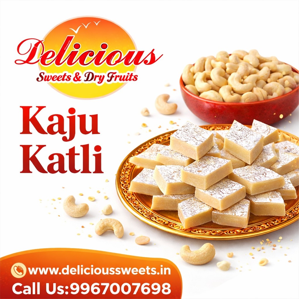 Smooth, rich and perfectly balanced—our Kaju Katli is crafted from premium 