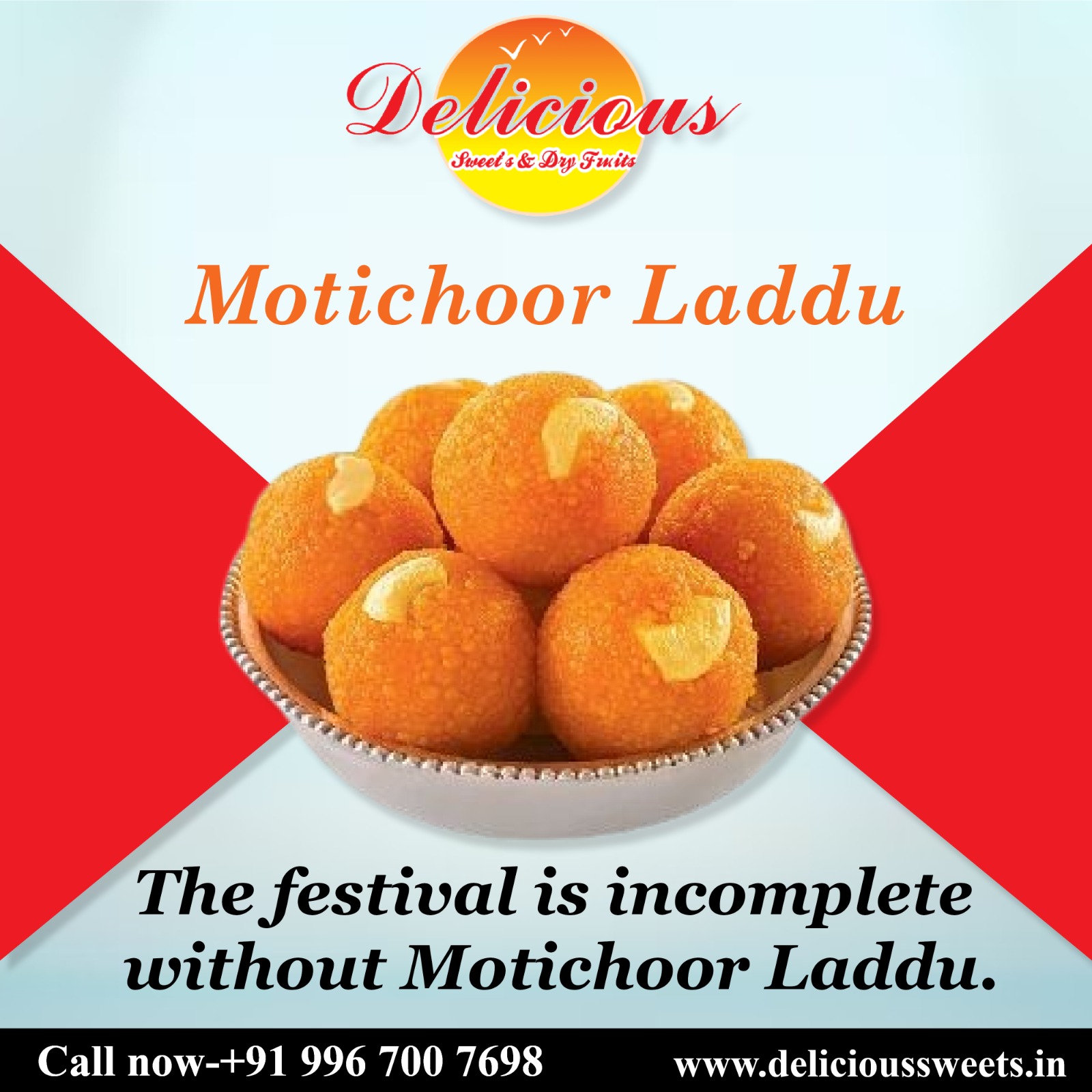 Motichoor Laddu – The Sweetness Every Festival Deserves!