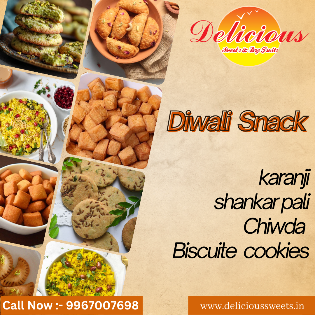  This Diwali, celebrate the festival of lights with a burst of authentic flavors from Delicious Sweets & Dry Fruits! 