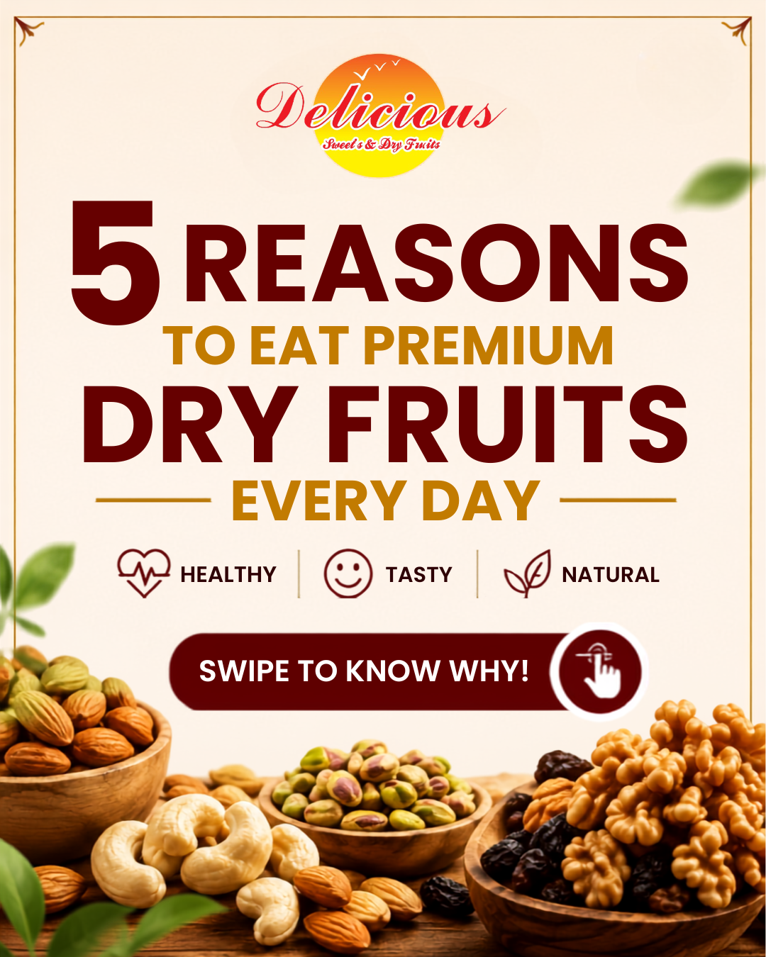 **5 Reasons to Make Dry Fruits a Daily Habit! 🥜✨**