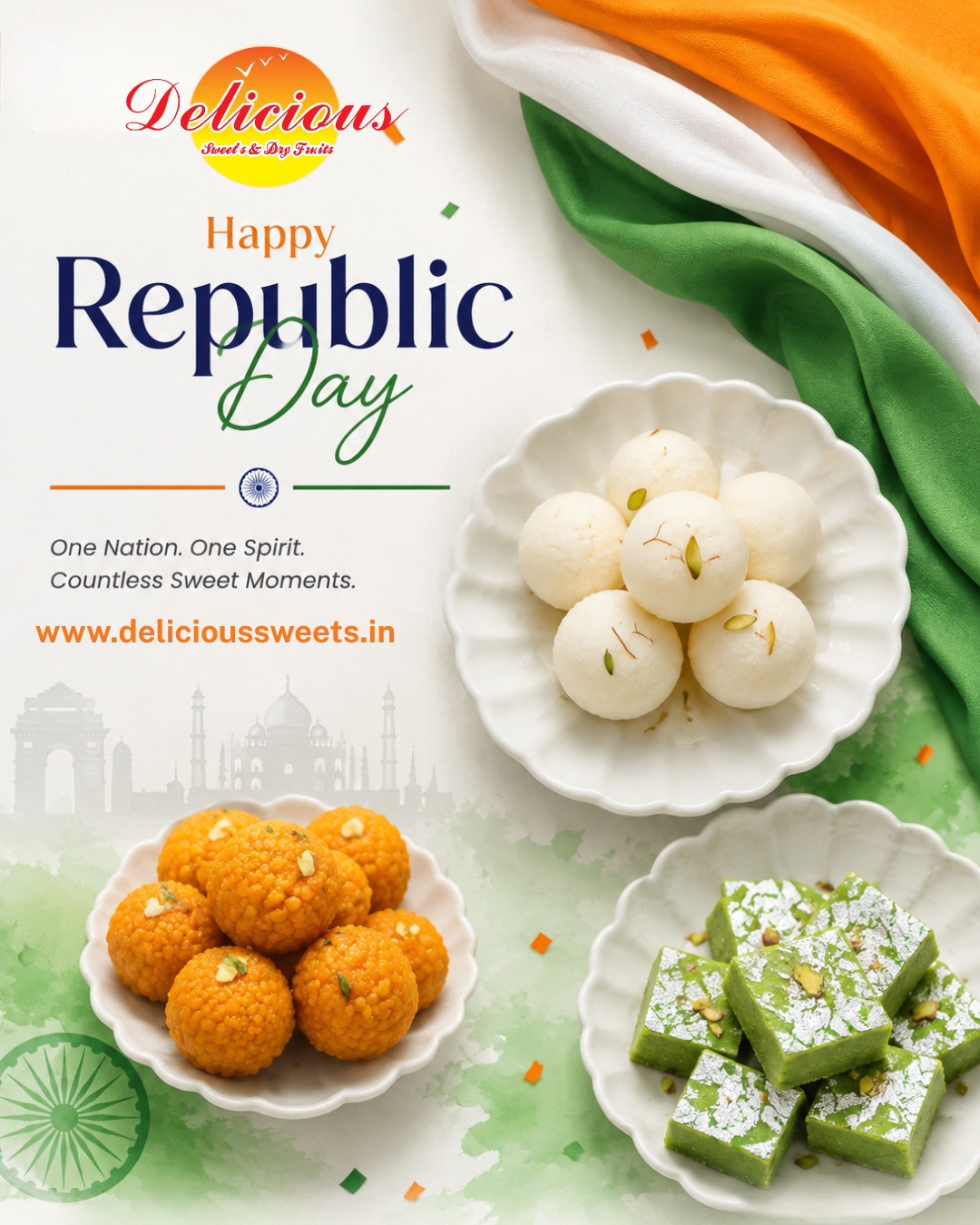 🇮🇳 **One Nation. One Spirit. Countless Sweet Moments.** 🇮🇳