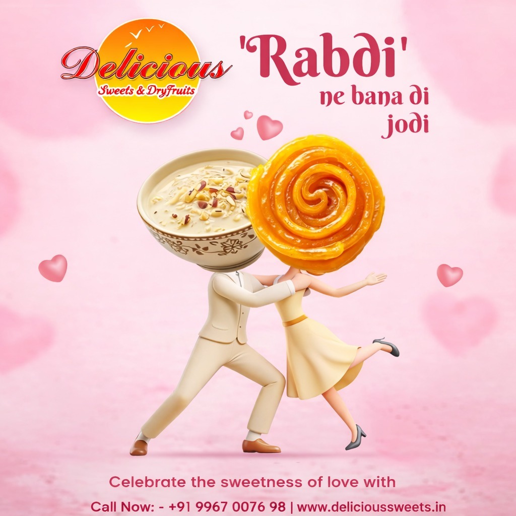 When crispy jalebi meets creamy rabdi, love gets a sweet new meaning 