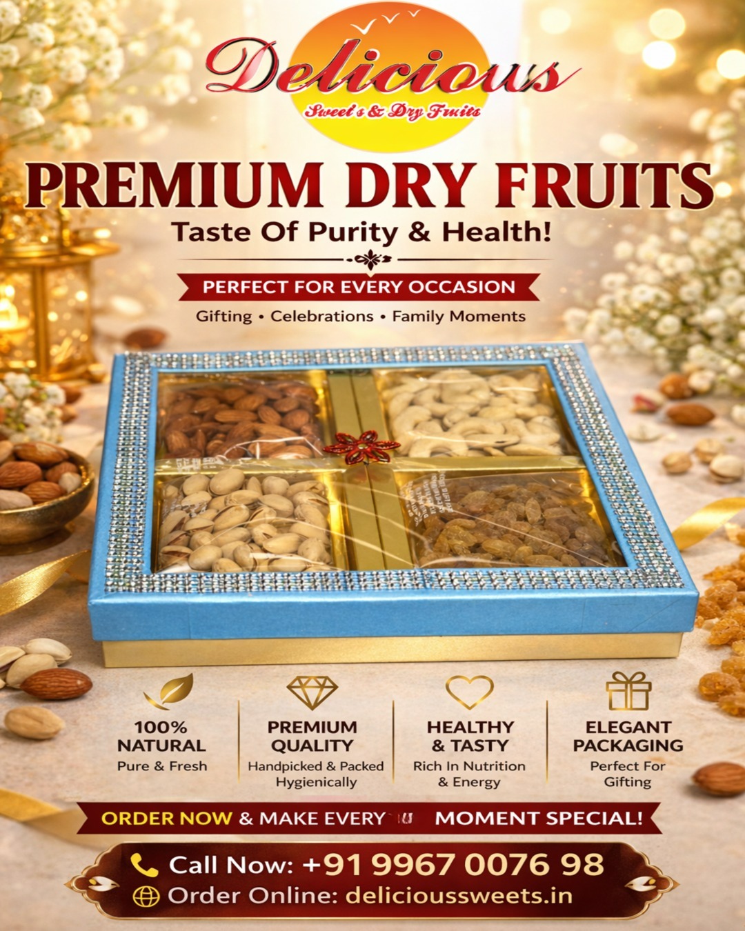 Celebrate every moment with the richness of premium taste! 